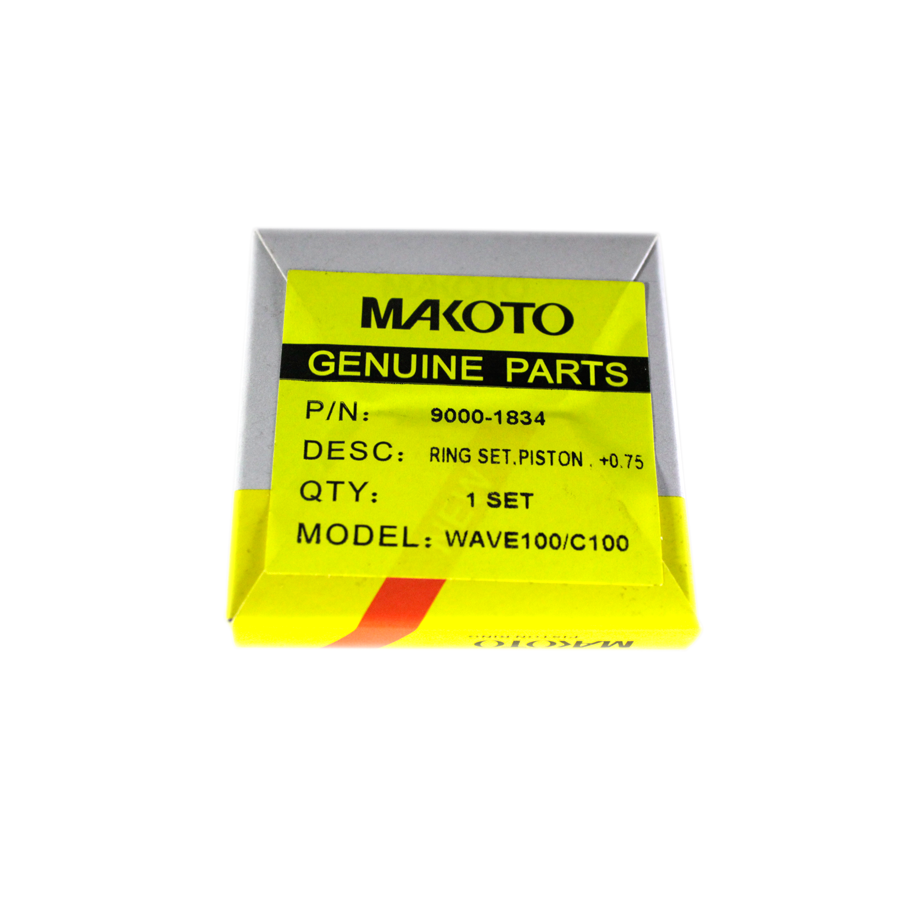 MK Piston Ring, Set 0.75 (C100,WAVE100,WAVE100-R)