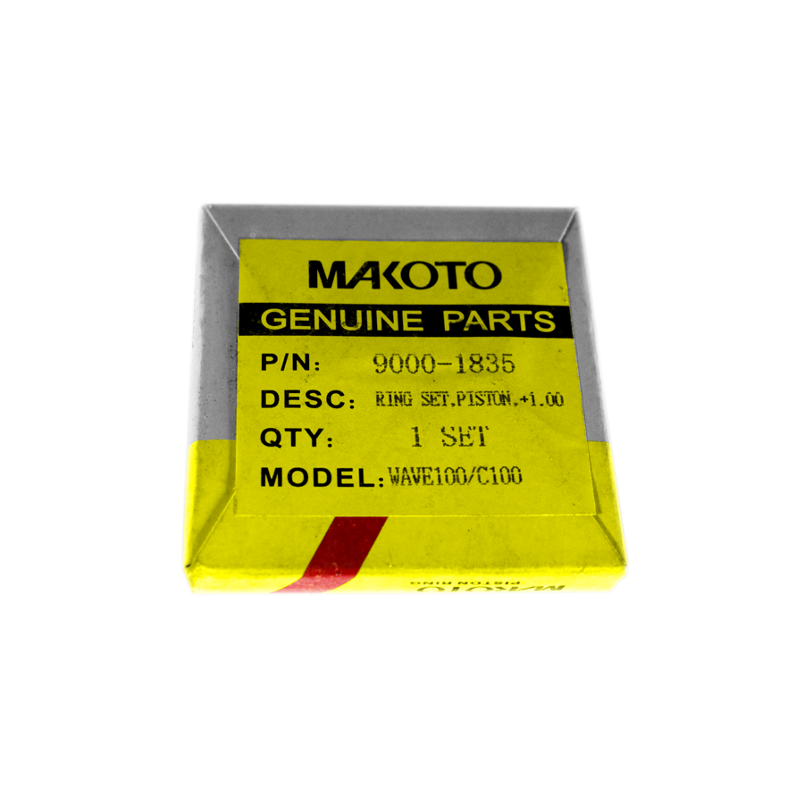 MK Piston Ring, Set 1.00 (C100,WAVE100,WAVE100-R)