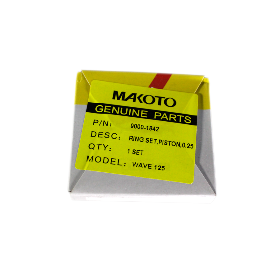 MK Piston Ring Set 0.25 (WAVE125, XRM125)