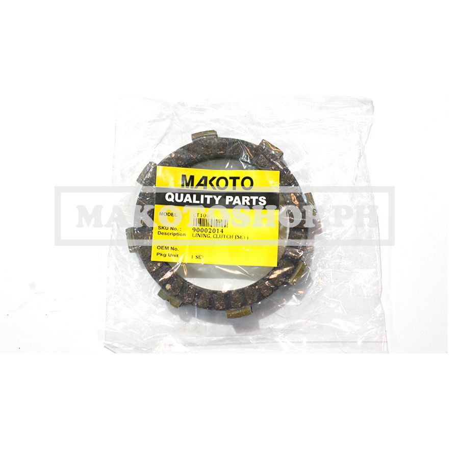 LINING, CLUTCH (SET) (CT100)
