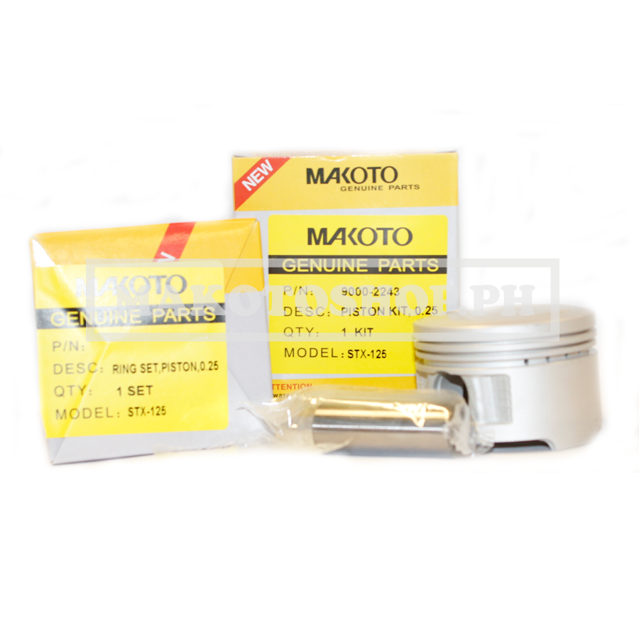 PISTON KIT, 0.25 (MK) (STX-125)