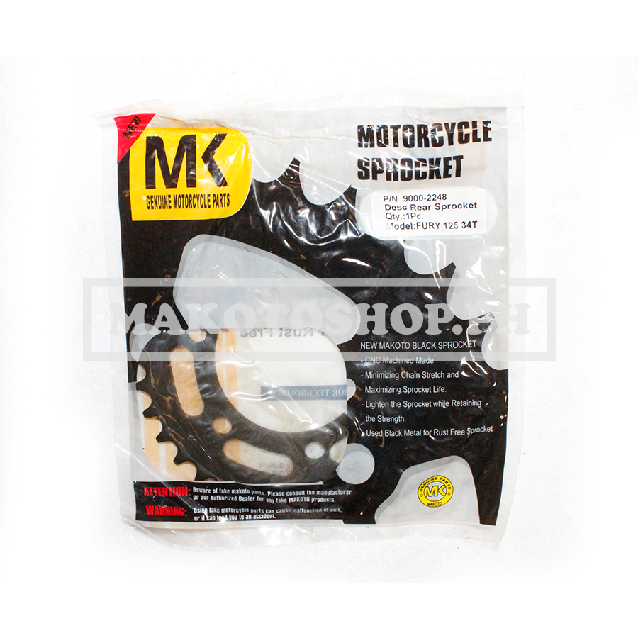 SPROCKET, REAR (34Tx420) (MK) (FURY 125)