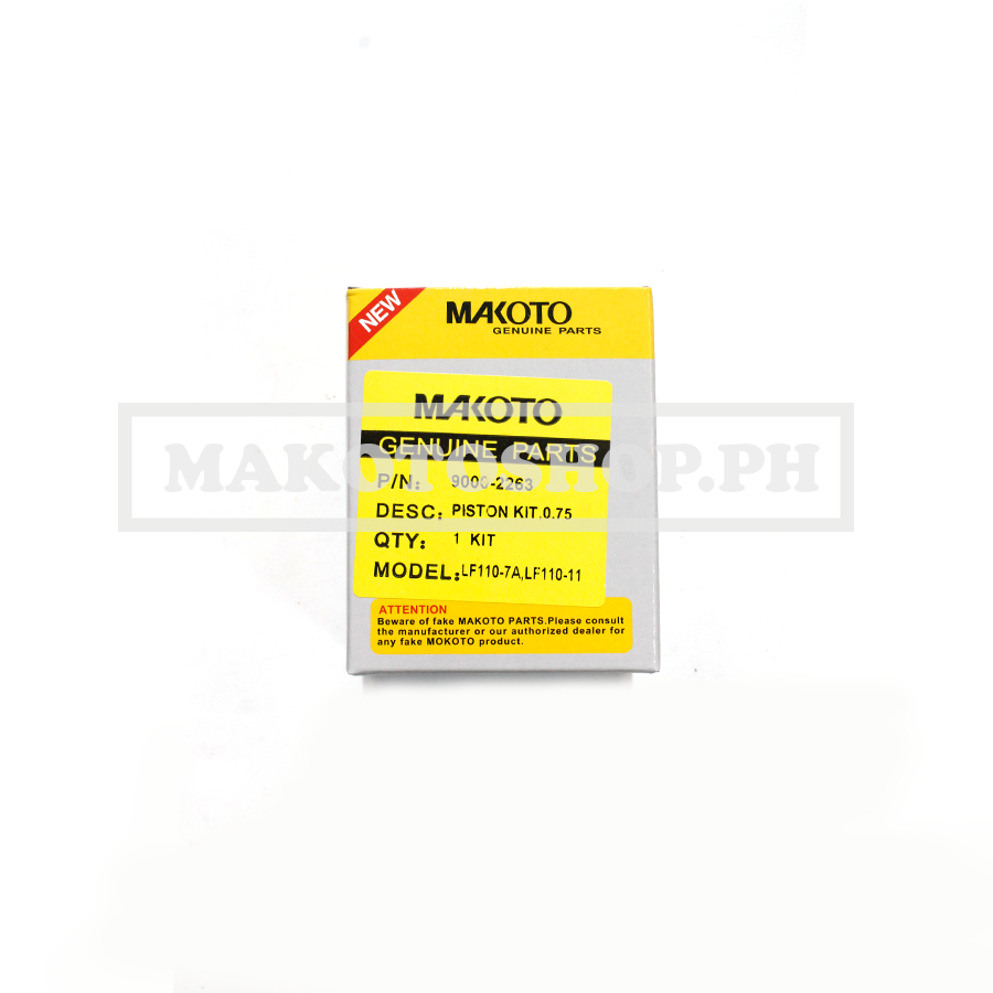 PISTON KIT, 0.75 (MK) (LF110-7A, LF110-11)