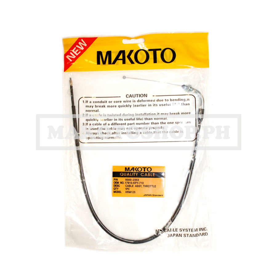 CABLE ASSY, THROTTLE (MK) (XRM 125)