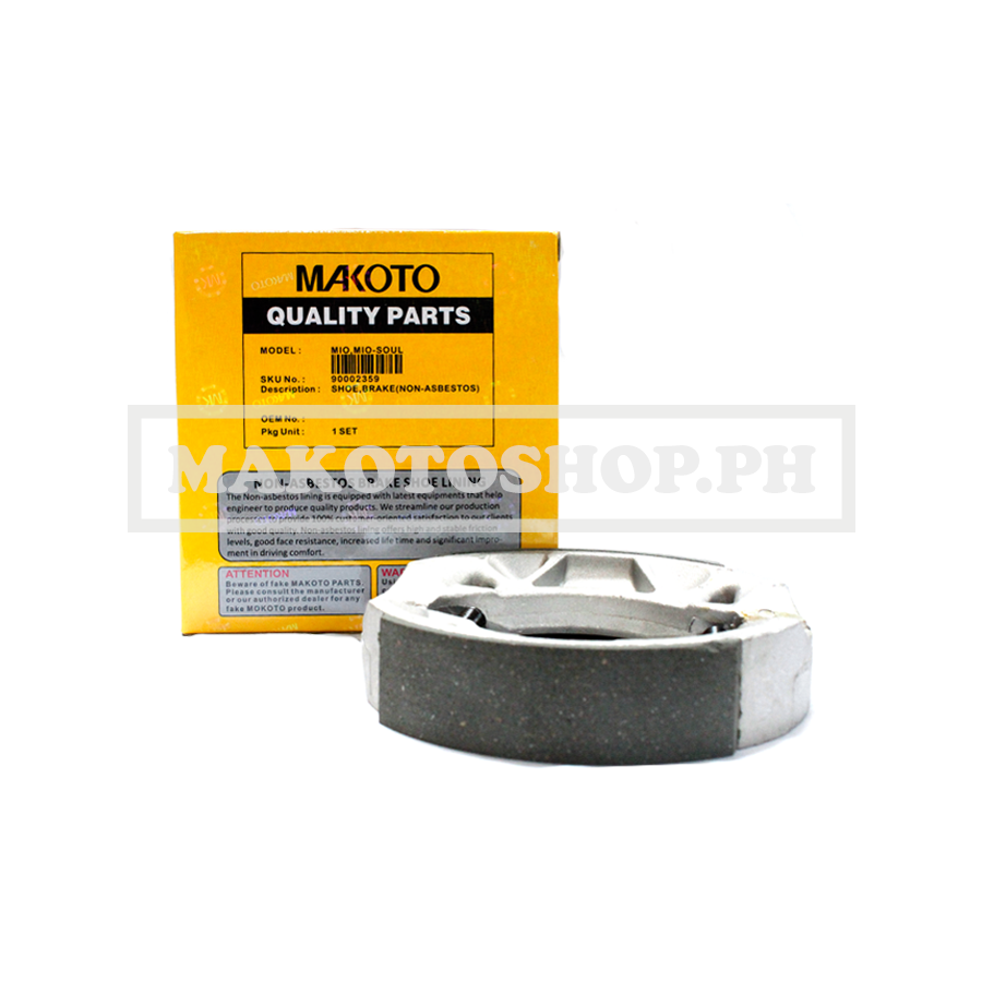 SHOE, BRAKE (NON-ASBESTOS) (MIO)