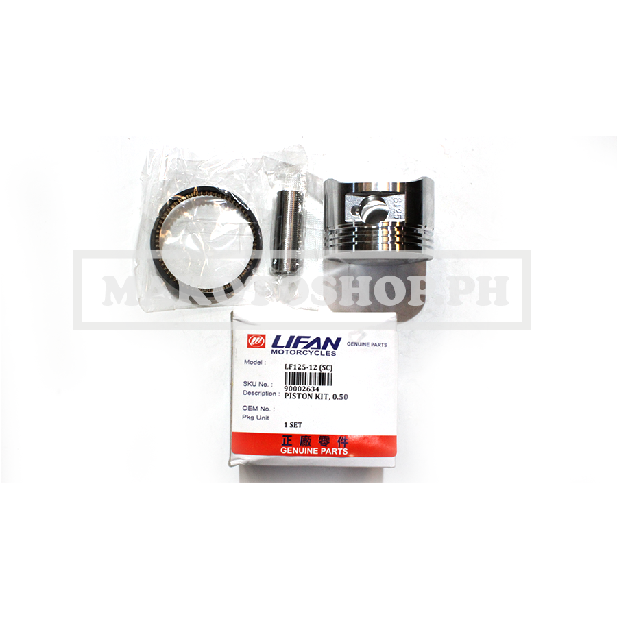 PISTON KIT, 0.50 (MK)