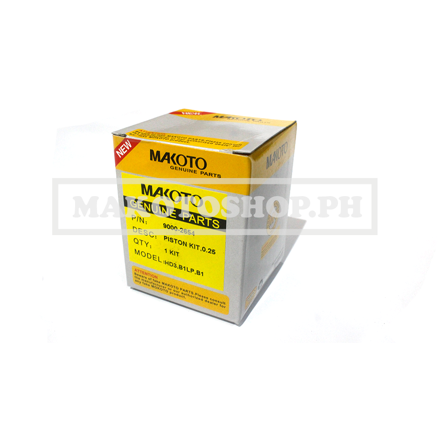 PISTON KIT, 0.25 (MK) (HD3, B1, B1LP)
