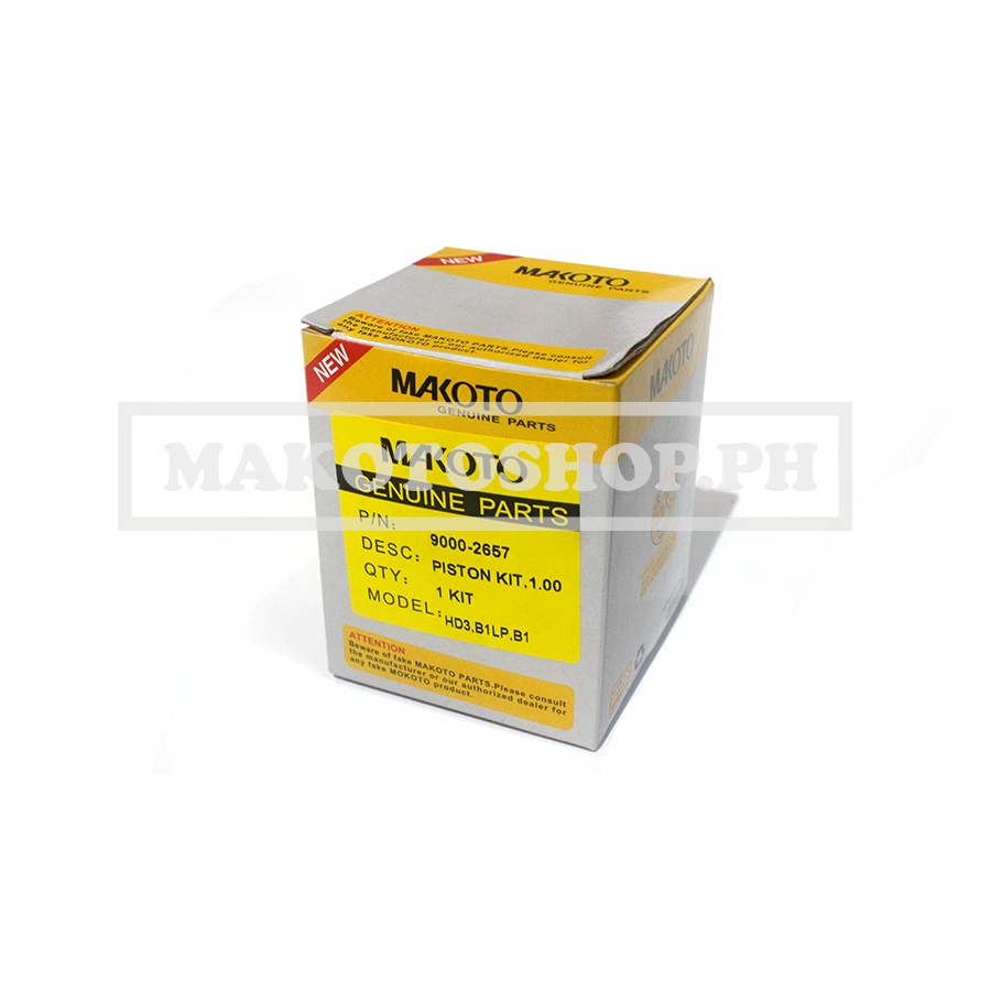 PISTON KIT, 1.00 (MK) (HD3, B1, B1LP)
