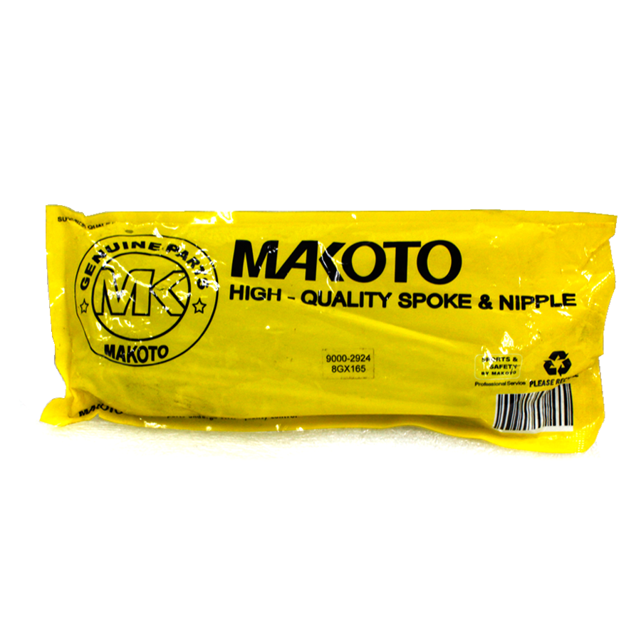SPOKE w/ NIPPLE 8GX165 (MAKOTO)