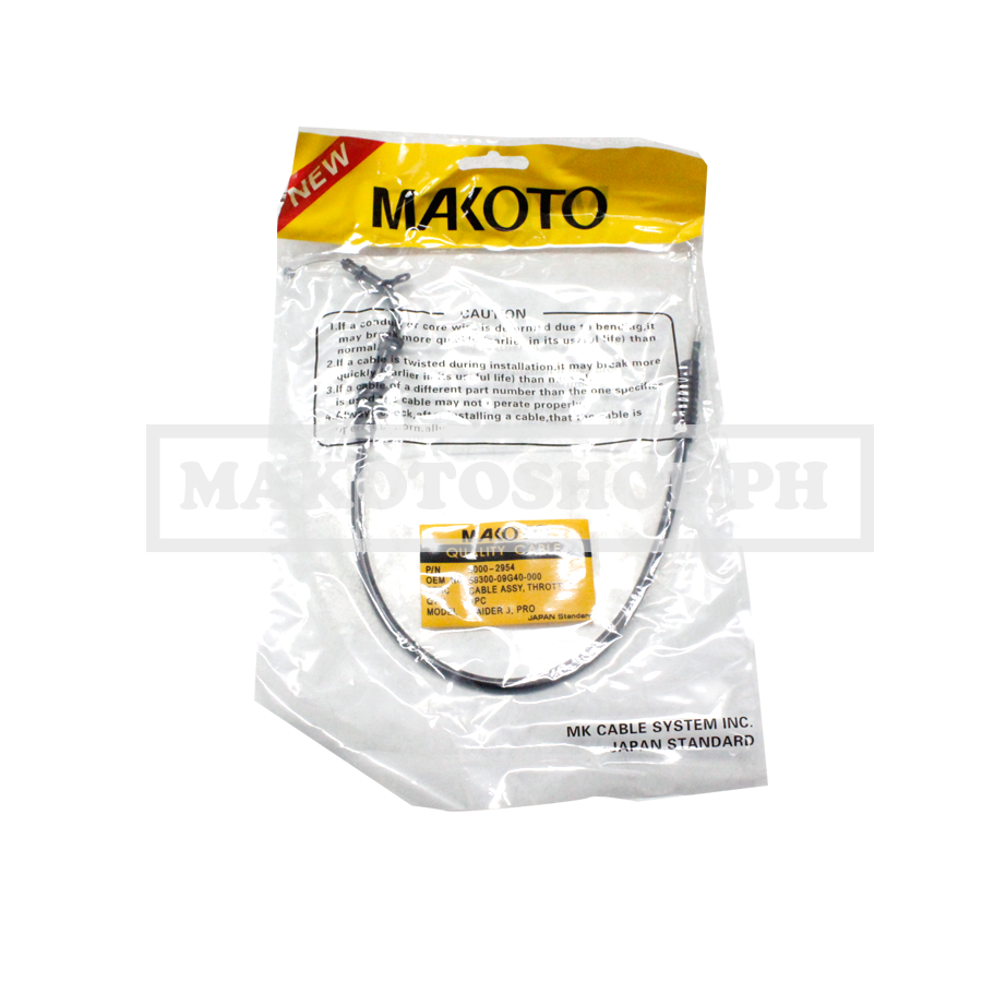 CABLE ASSY, THROTTLE (MK) (RAIDER-J PRO)