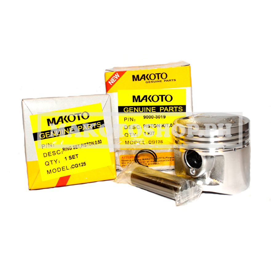 PISTON KIT, 0.50 (MK) (CG125)