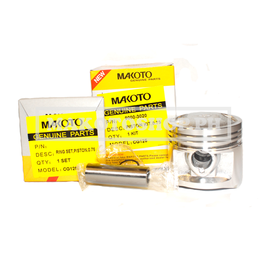 PISTON KIT, 0.75 (MK) (CG125)
