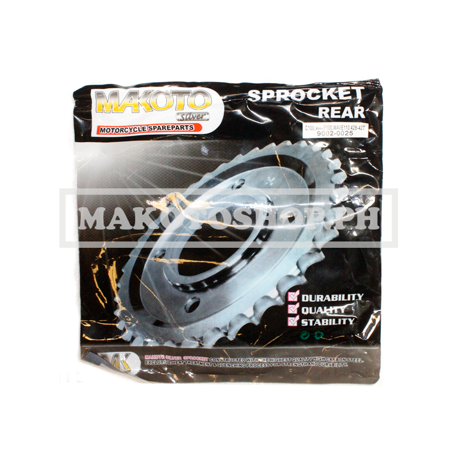 SPROCKET, REAR (42T) (MK-S) (C100, WAVE100, WAVE110)