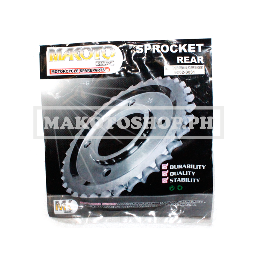 SPROCKET, REAR (36T) (MK-S) (TMX-155, CG125, SUPREMO 150, ROUSER135)