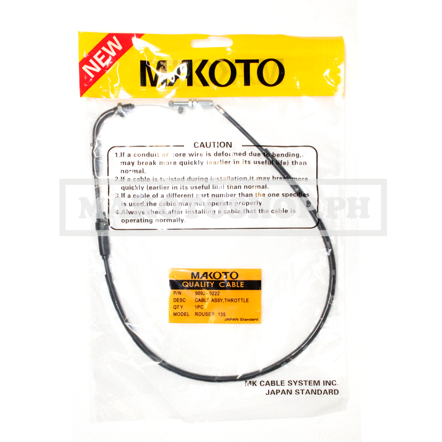 CABLE ASSY, THROTTLE (MK) (ROUSER 135)