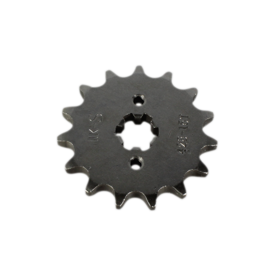 MK-Silver Engine, Sprocket (15T) (BAJAJ CT-100)