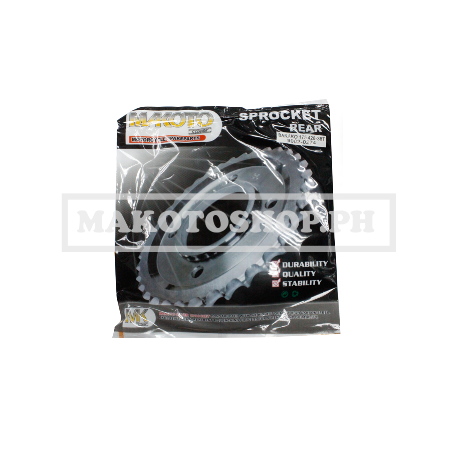 SPROCKET, REAR (38T) (MK-S) (BARAKO 175)