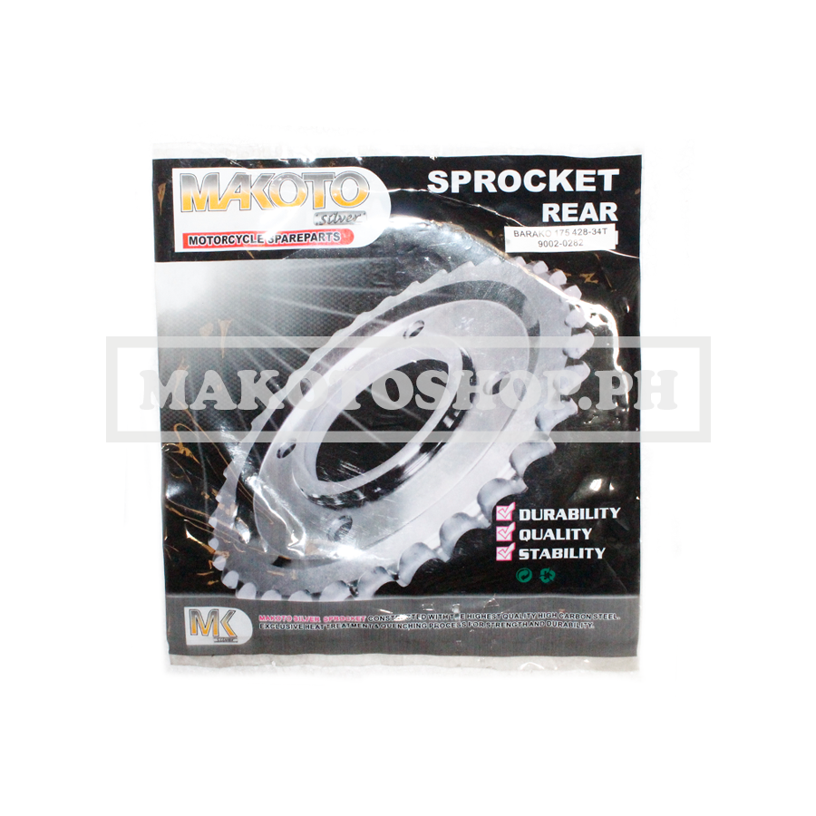 SPROCKET, REAR (34T) (MK-S) (BARAKO 175)