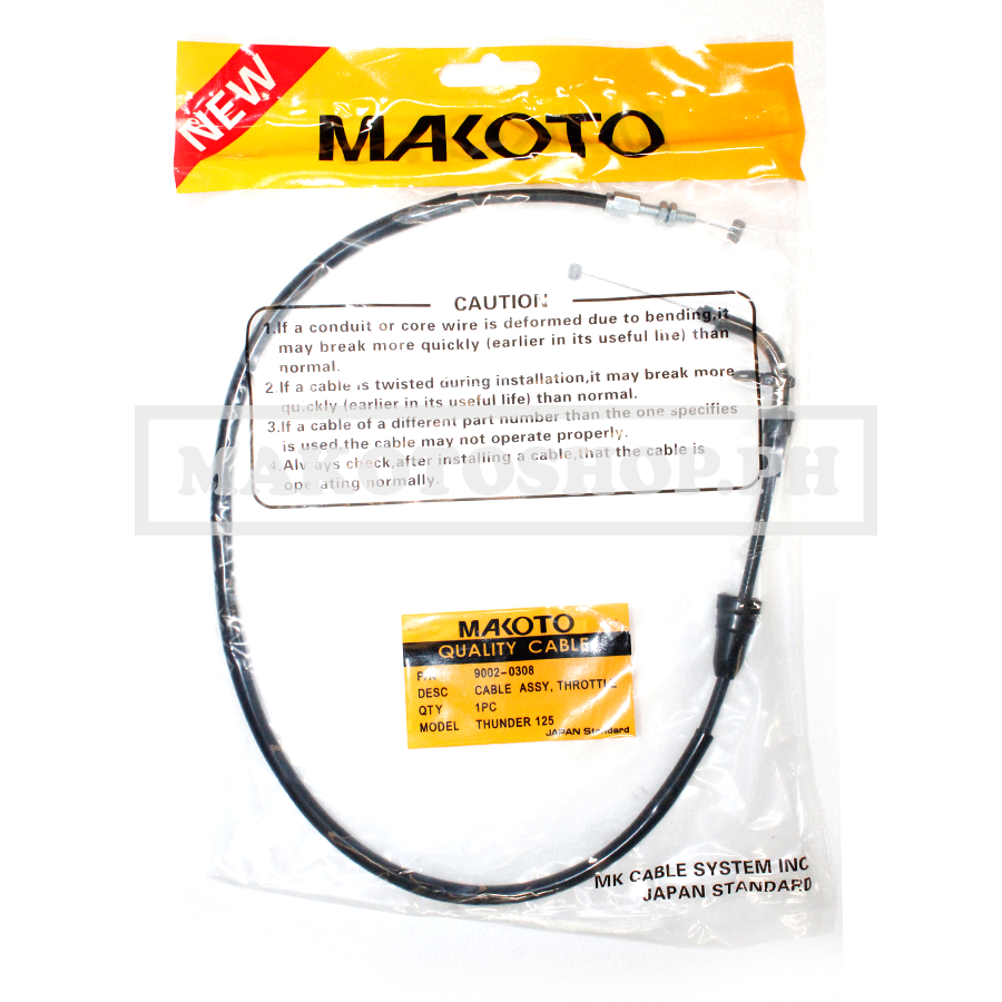 CABLE ASSY, THROTTLE (MK) (THUNDER 125)