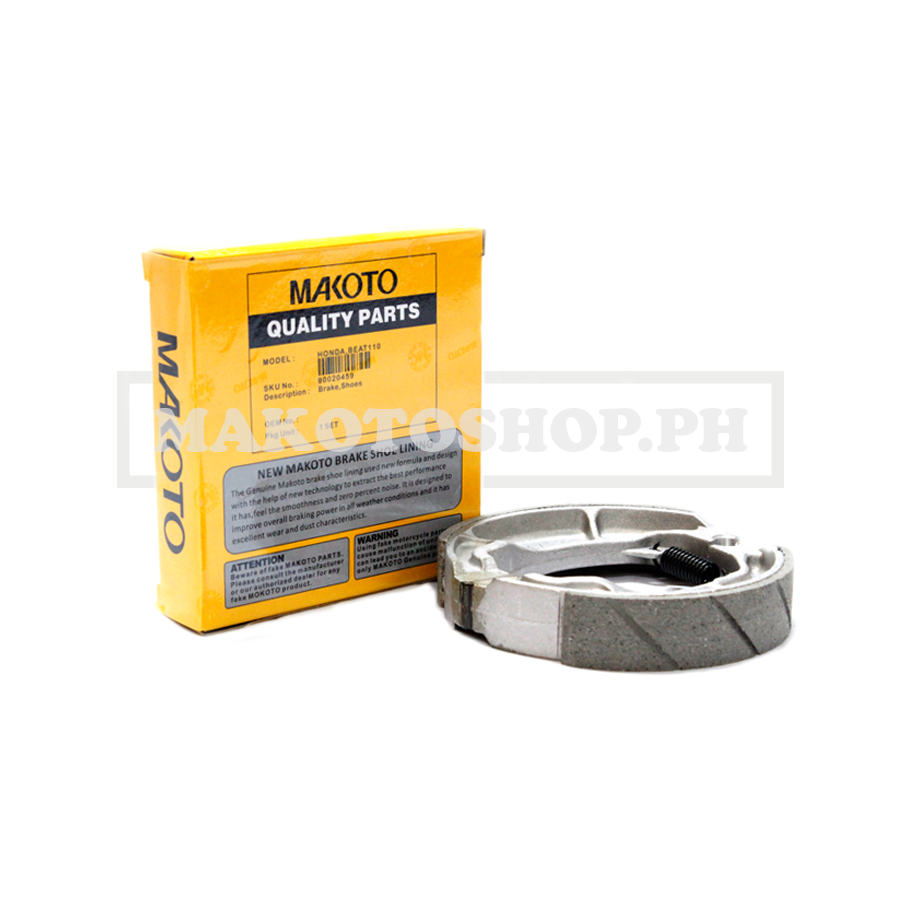 SHOE, BRAKE, RR (MK) (BEAT 110, CB 125, SUPREMO 150, CLick 125i)