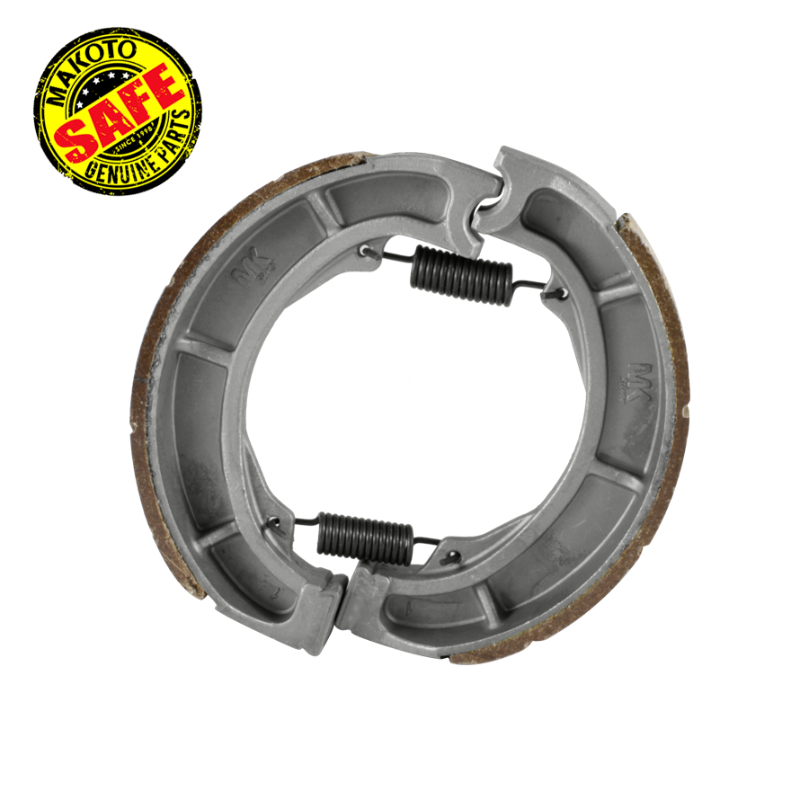 MK-Silver Brake Shoe, FR (w/GROOVED) (BARAKO 175, HD3)