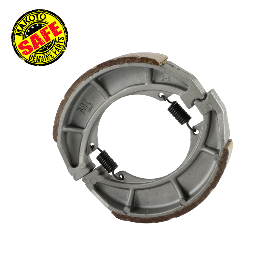 MK-Silver Brake Shoe, RR (w/GROOVED) (HD3, HDX, WIND125)