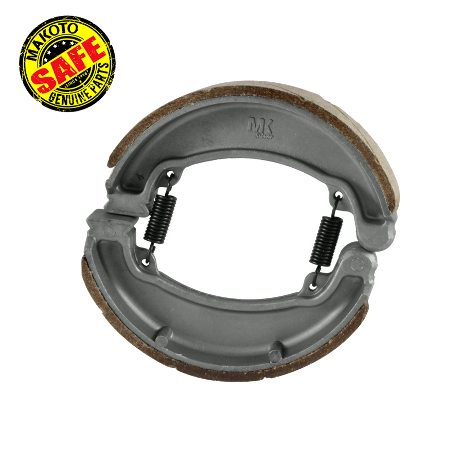 MK-Silver Brake Shoe, RR (w/GROOVED) (TMX-155)