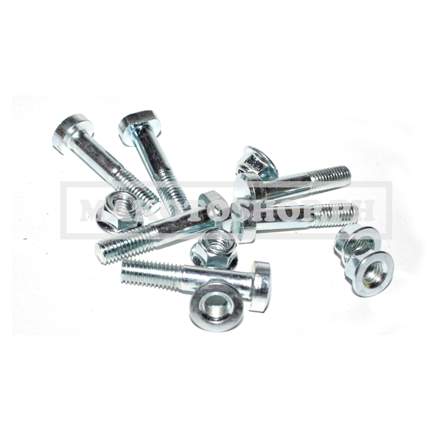 BOLT KIT, SPROCKET (SILVER) (BARAKO 175)