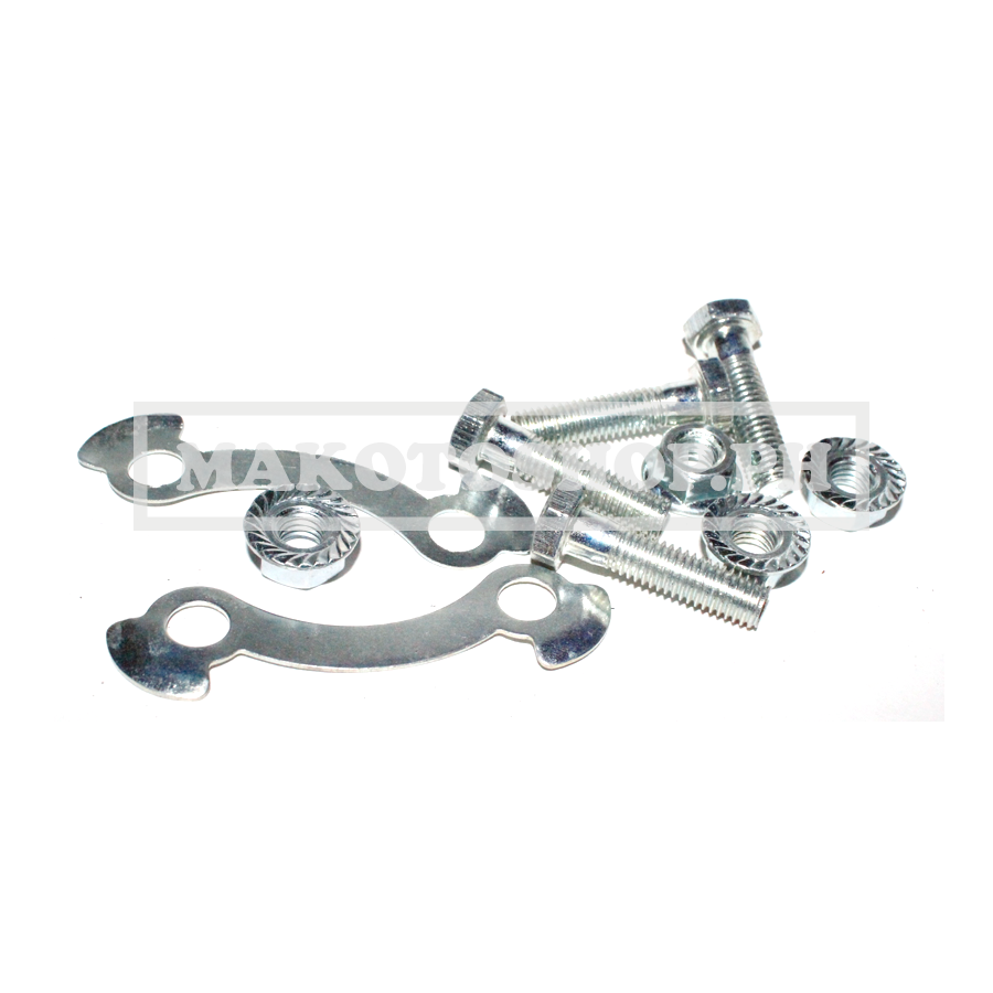 BOLT KIT, SPROCKET (SILVER) (C100, WAVE100, WAVE110)