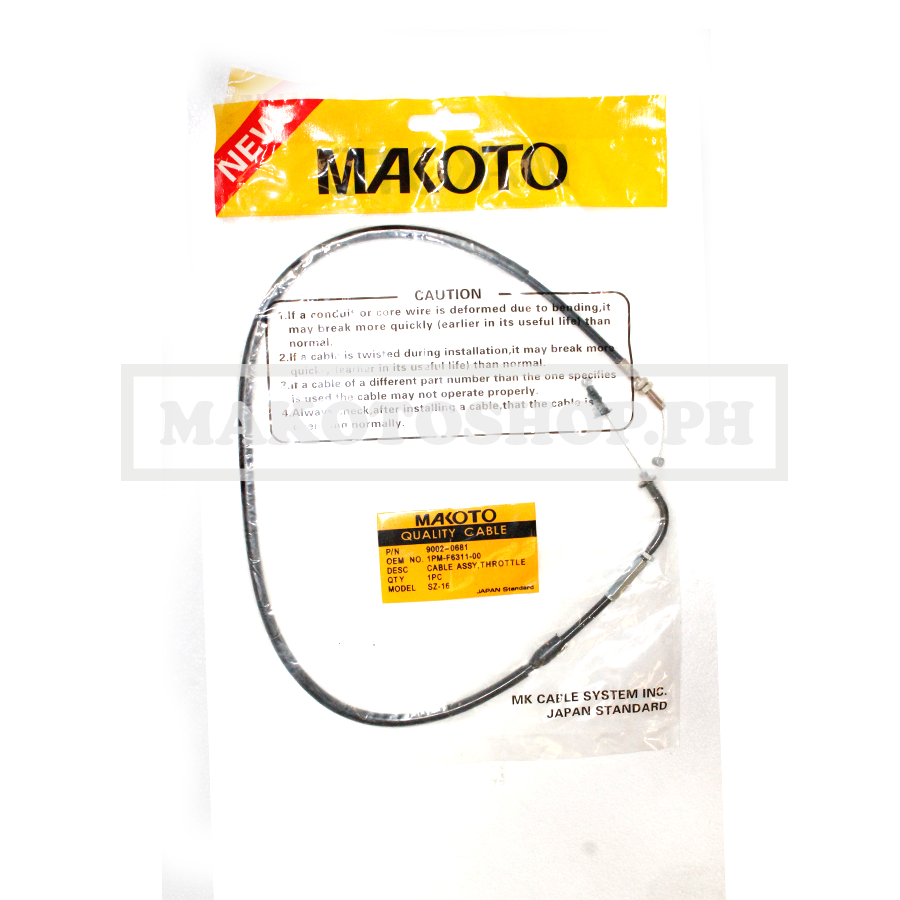 CABLE ASSY, THROTTLE 1 (MK) (SZ-16)