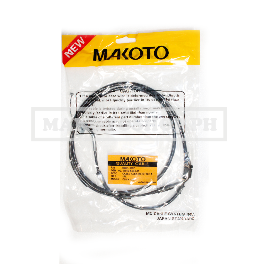 CABLE ASSY, THROTTLE A (MK) (CLICK 125i)