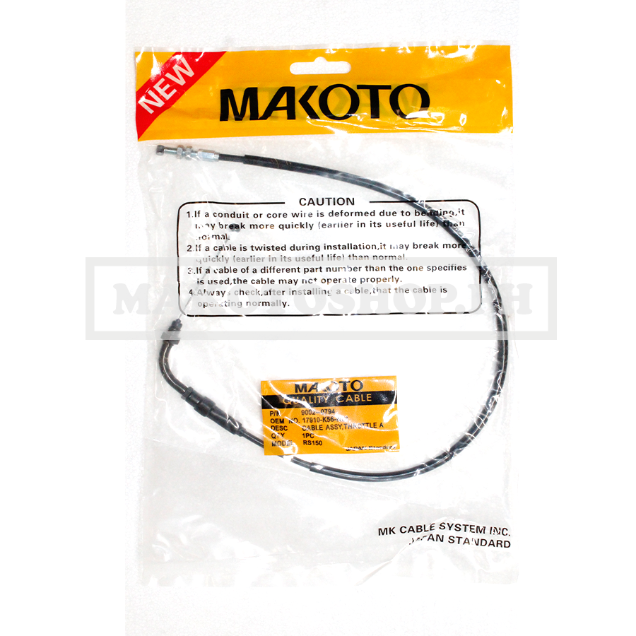 CABLE ASSY, THROTTLE A (MK) (RS 150)