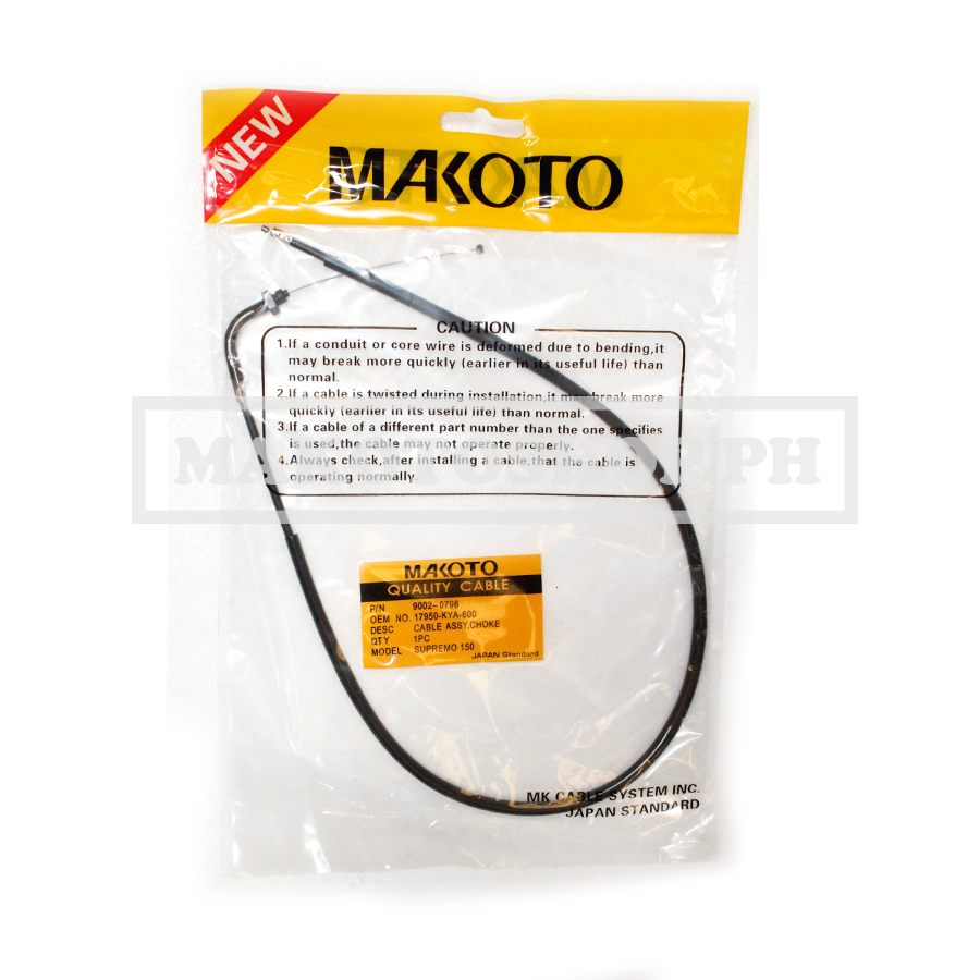 CABLE ASSY, CHOKE (MK) (SUPREMO 150)