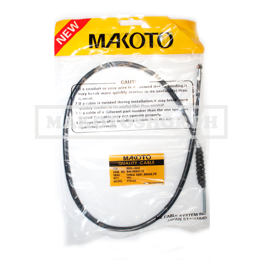 CABLE ASSY, BRAKE, FR (MK) (YTX 125)