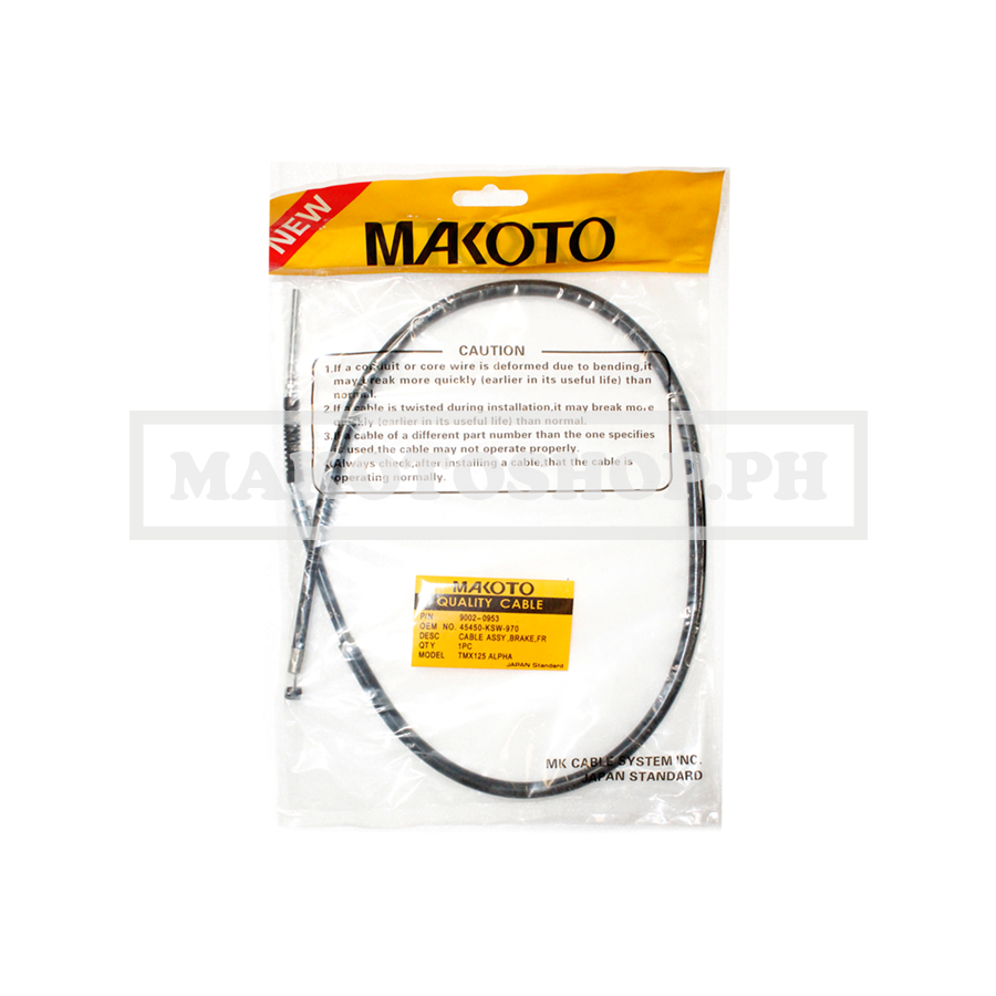 CABLE ASSY, BRAKE, FR (MK) (TMX-125 (ALPHA))