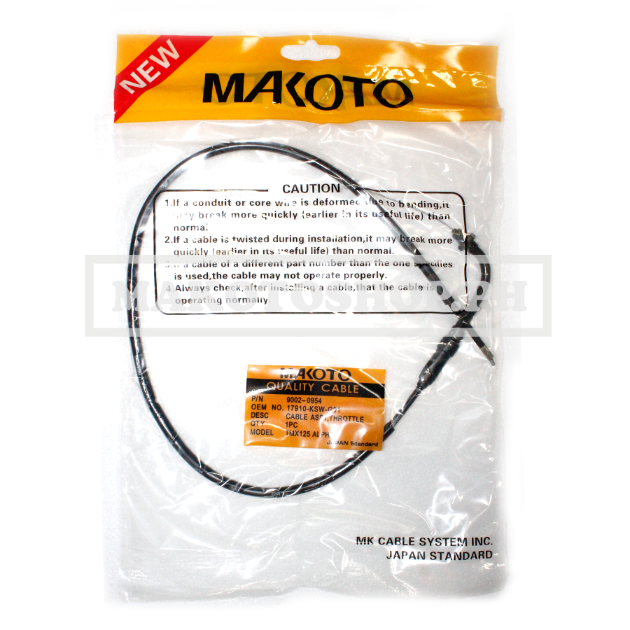 CABLE ASSY, THROTTLE (MK) (TMX-125 (ALPHA))