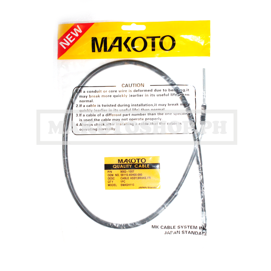 CABLE ASSY, BRAKE, FR (MK) (SMASH 115)