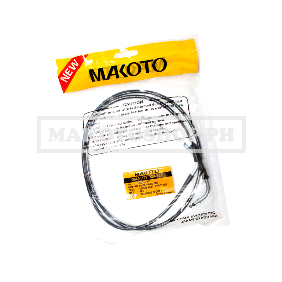CABLE ASSY, THROTTLE (MK) (SKYDRIVE SPORT)