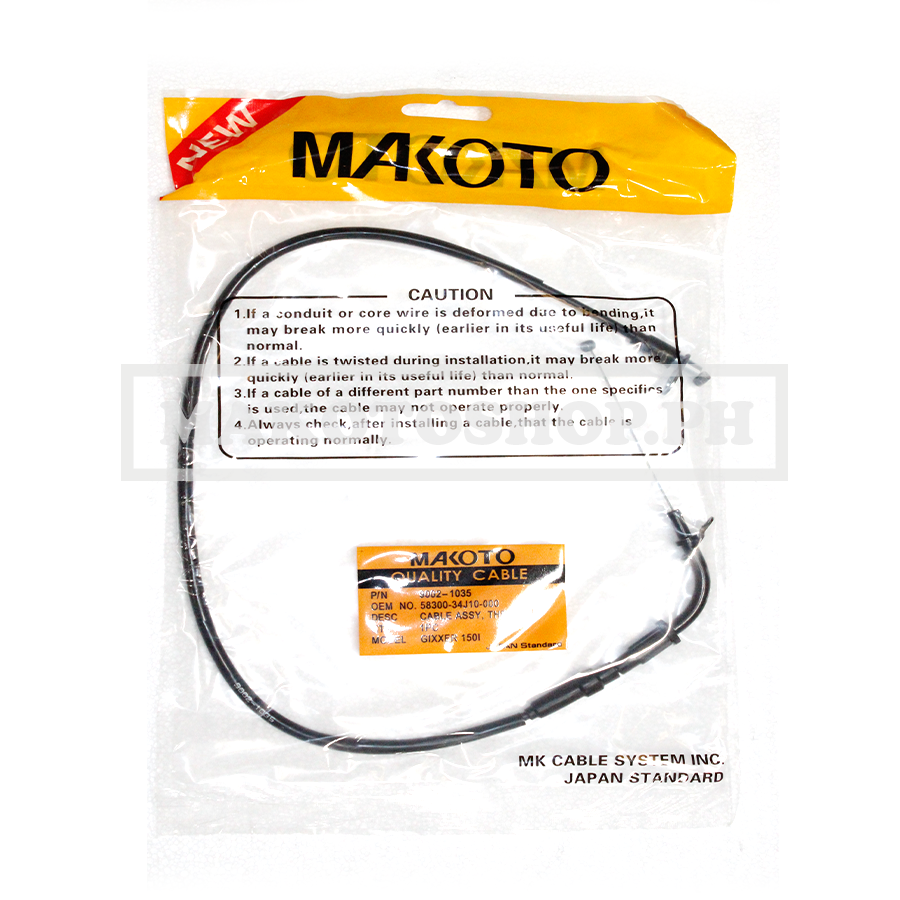 CABLE ASSY, THROTTLE (MK) (GIXXER 150i)