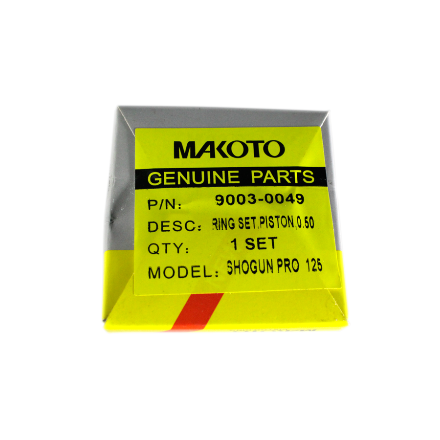 MK Piston Ring, Set 0.50 (SHOGUN PRO 125)