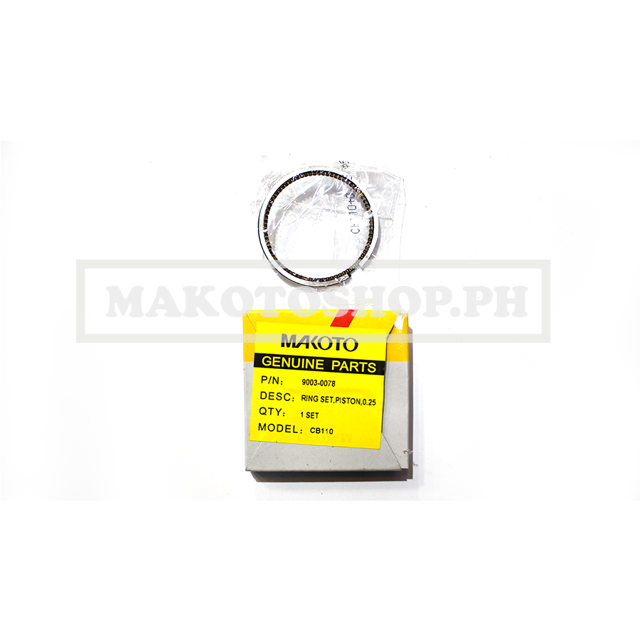 RING SET, PISTON, 0.25 (MK)