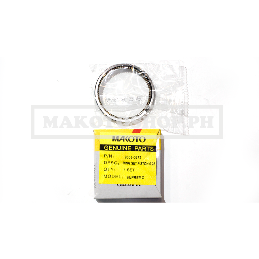 RING SET, PISTON, 0.25 (MK) (SUPREMO 150)