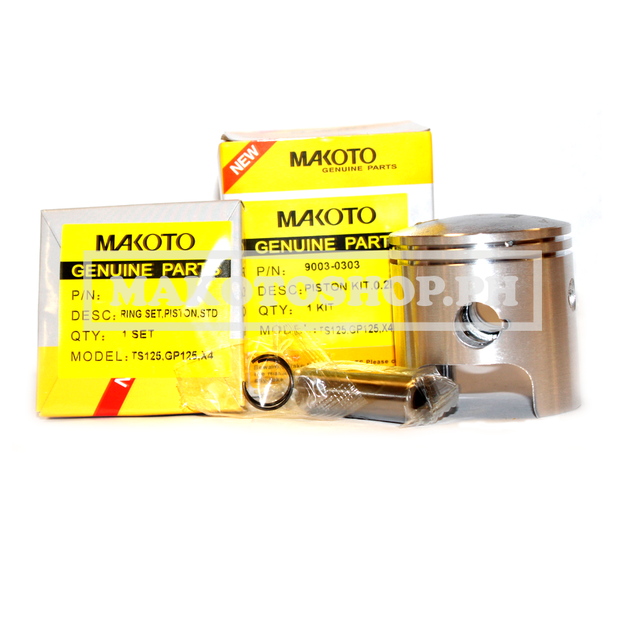 PISTON KIT, 0.25 (MK) (GP125, TS125, X4)