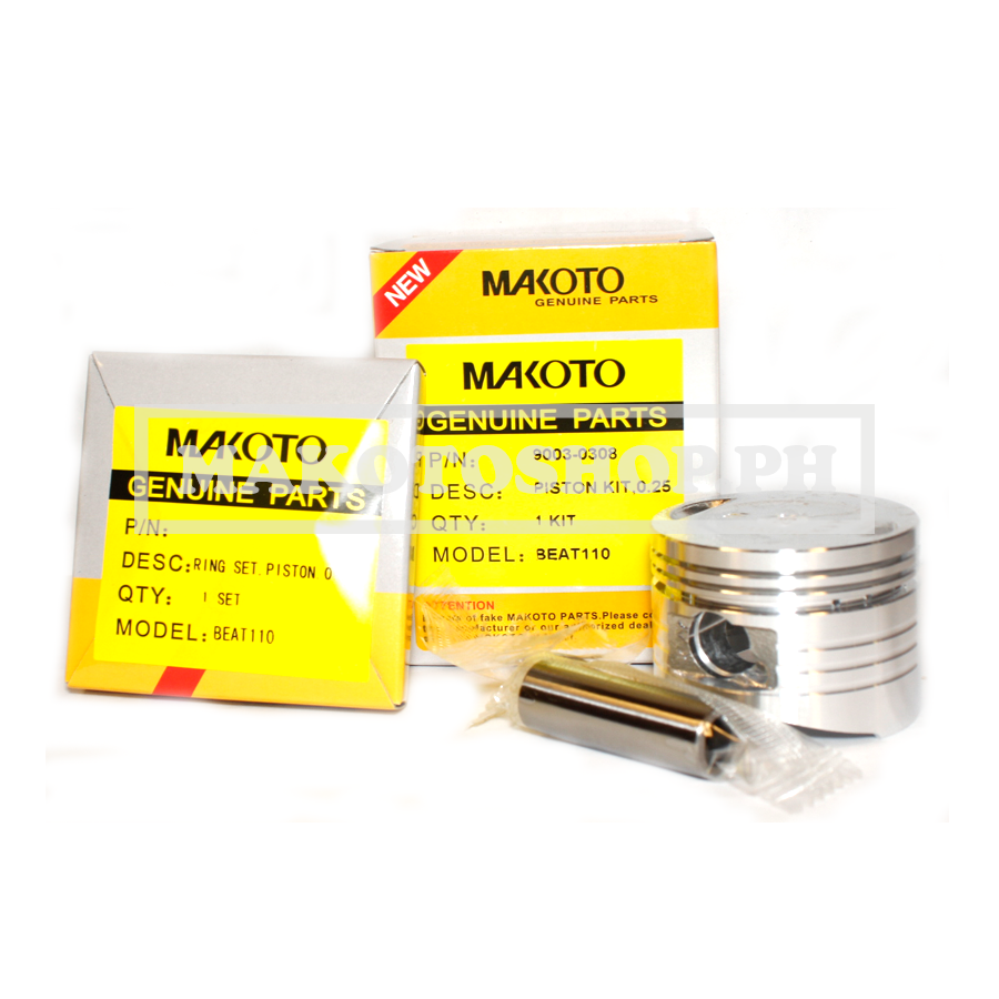 PISTON KIT, 0.25 (MK) (BEAT 110)