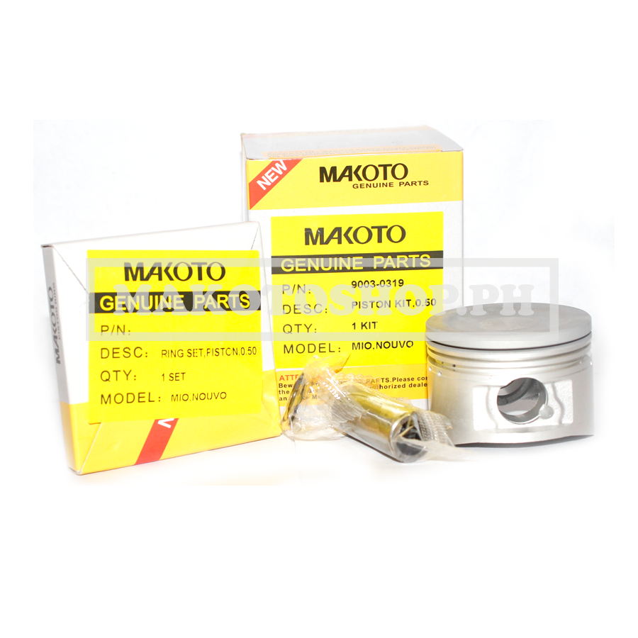PISTON KIT, 0.50 (MK) (MIO, NOUVO)