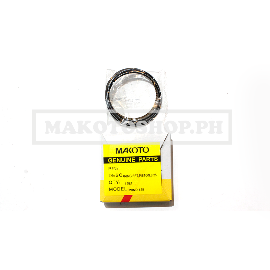RING SET, PISTON, 0.25 (MK) (BAJAJ WIND-125)