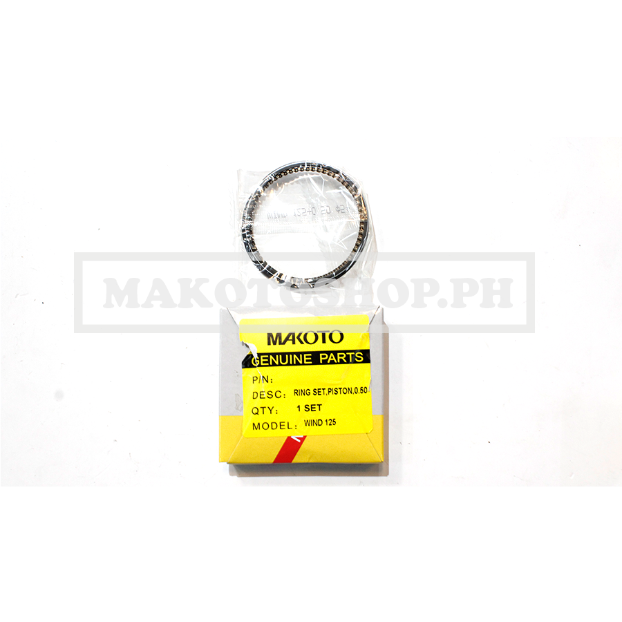 RING SET, PISTON, 0.50 (MK) (BAJAJ WIND-125)
