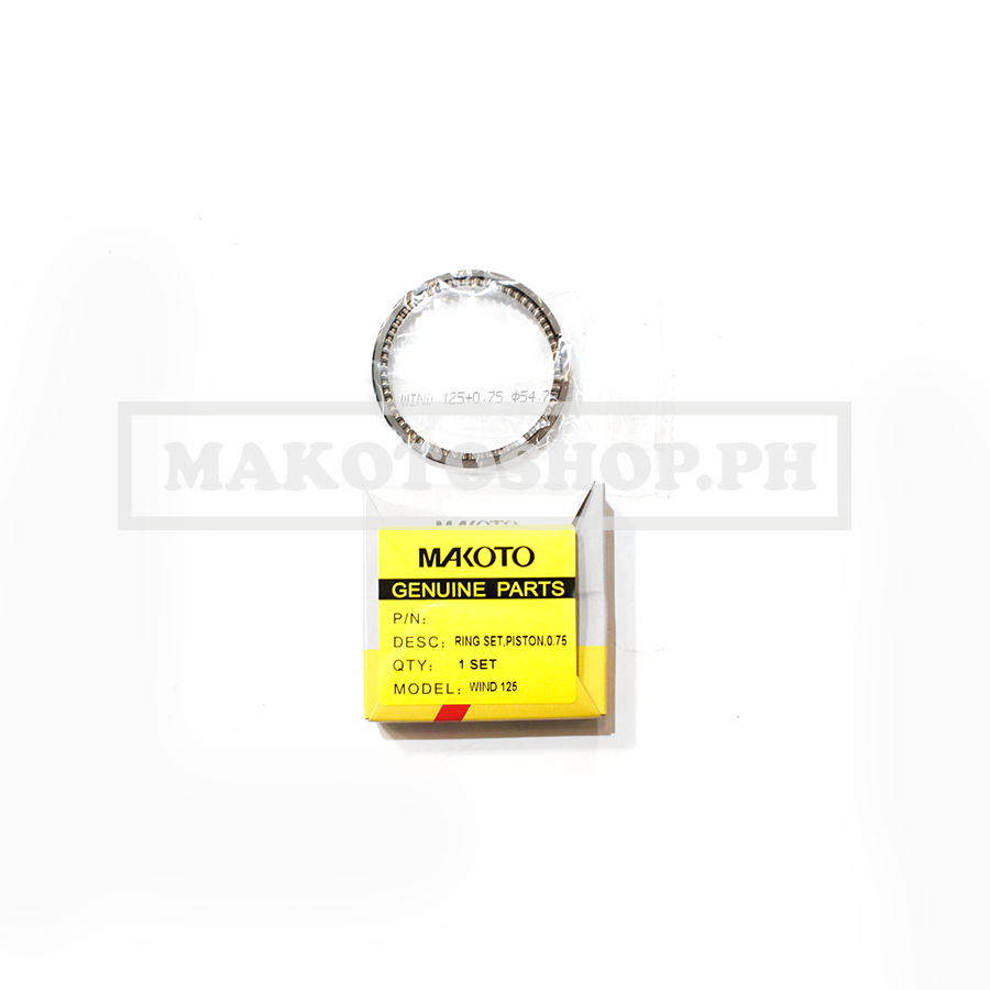 RING SET, PISTON, 0.75 (MK) (BAJAJ WIND-125)
