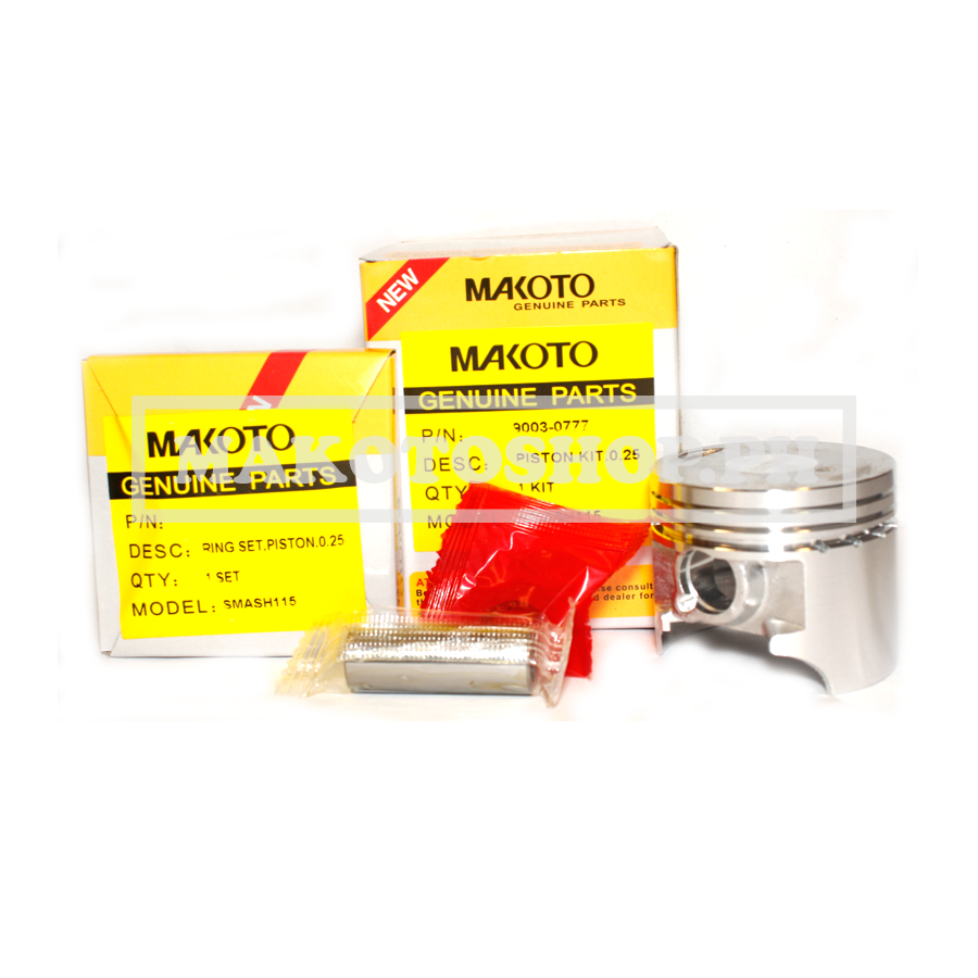 PISTON KIT, 0.25 (MK) (SMASH 115)