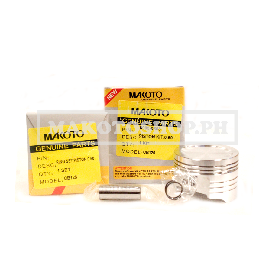 PISTON KIT, 0.50 (MK) (CB 125)